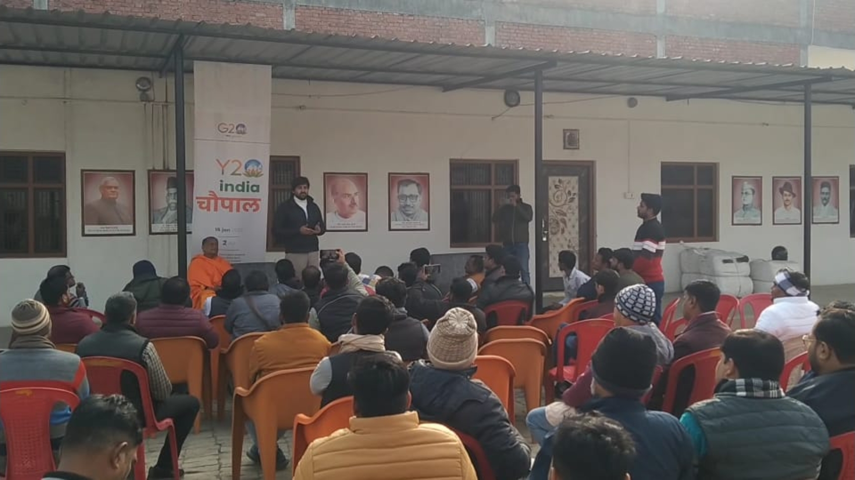 Y20 Chaupal was organised in Mau, Uttar Pradesh with Mr Shakti Singh (2)