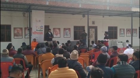 Y20 Chaupal was organised in Mau, Uttar Pradesh with Mr Shakti Singh (2)